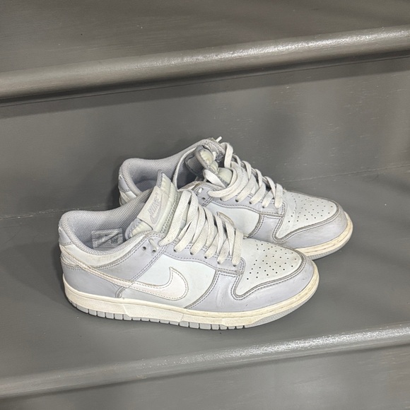 Nike Other - Nike Light Gray and White Low-Top Sneakers